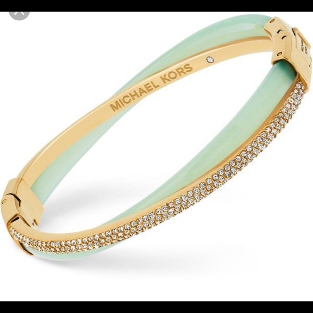 Michael Kors - Pave Crisscross Hinged Bangle